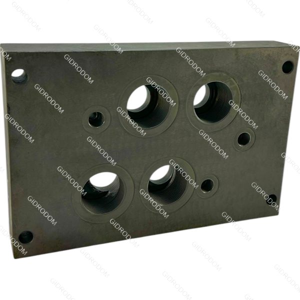 плита монтажная к 1Р323 труб монтаж выход вниз (DD-10-SP-B-6D)