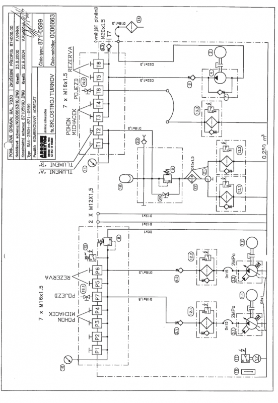 Гидростанция SA4-250H-871-05-99 (871-0599/34) ARGO Hytos