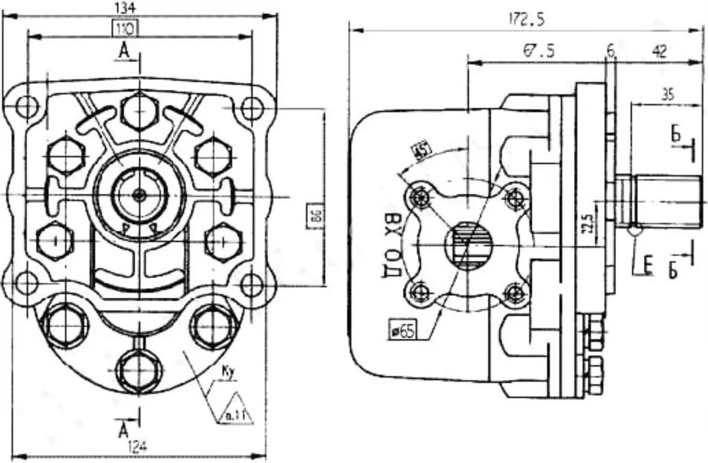 Title 1, насос шестеренный НШ 32Д-3