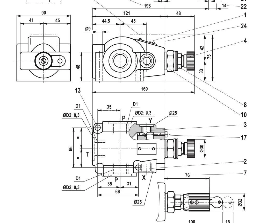 Title 1, Гидроклапан DB15G2-41/100