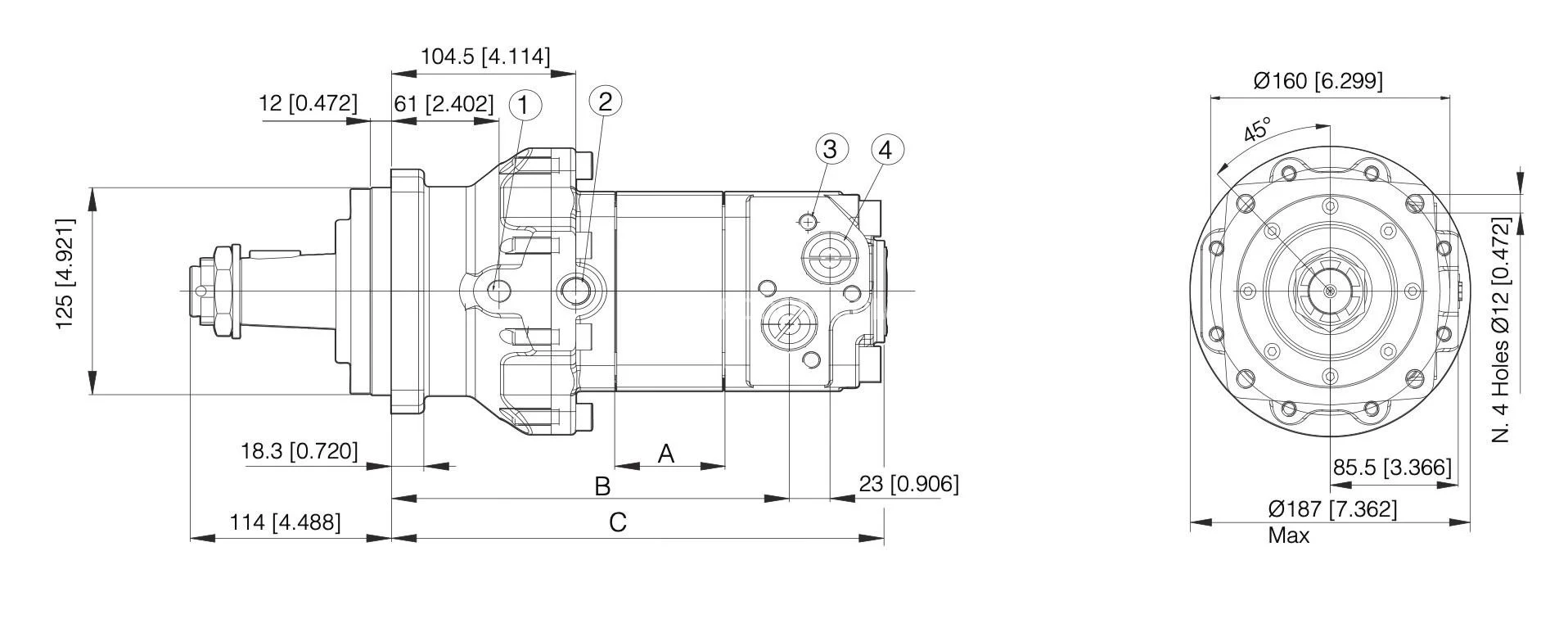 Title 1, гидромотор героторный HT-S 500 SL400