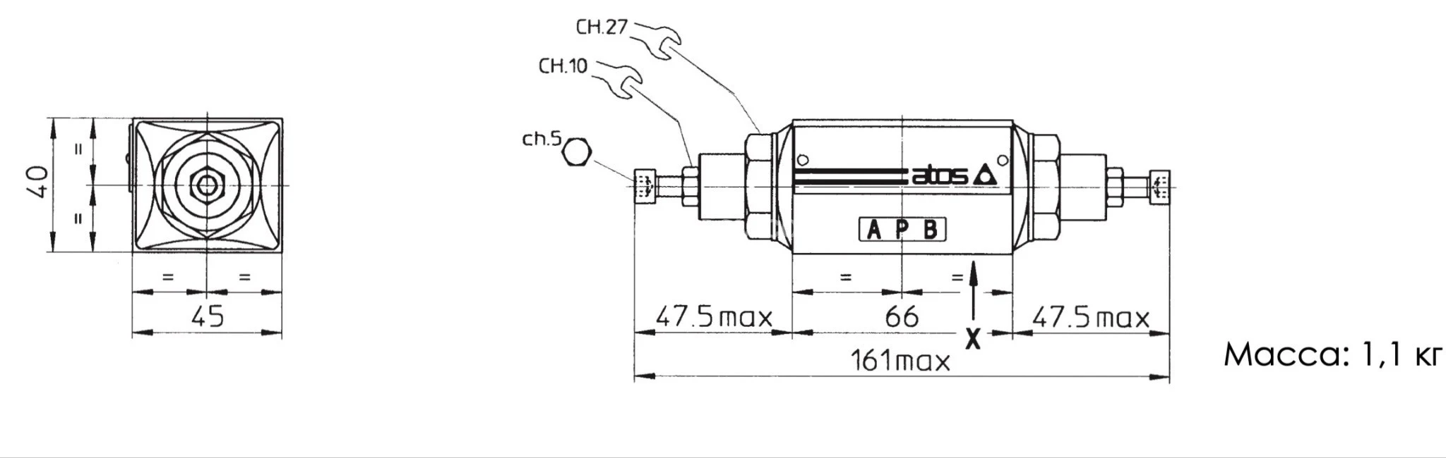 Title 1, гидродроссель HQ-012