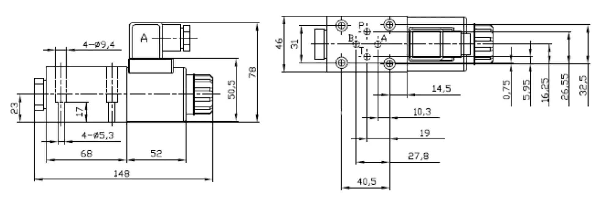 Title 2, Гидрораспределитель ВЕ 43.574Е (FW-01-2B2L)