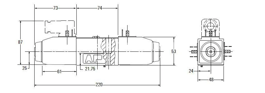 Title 2, Гидрораспределитель DG4V-3-22A MUН 760