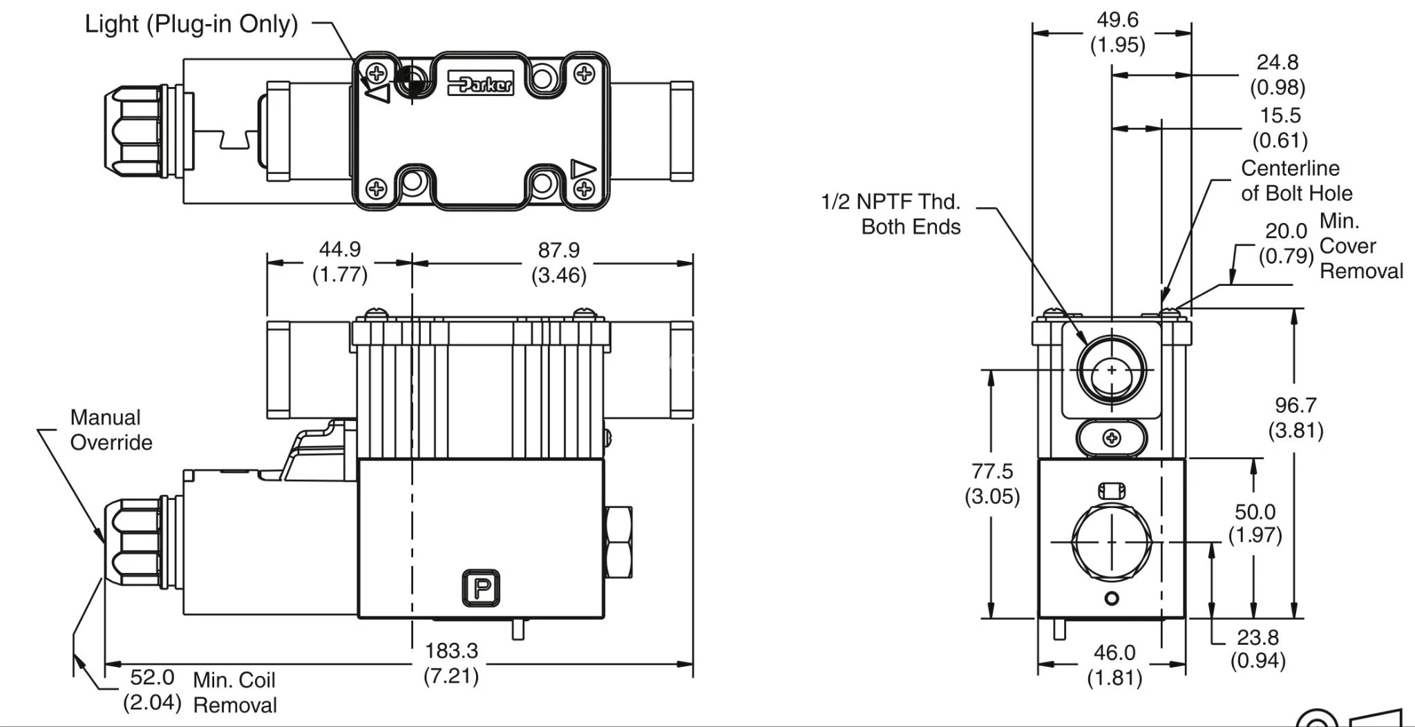 Title 2, Гидрораспределитель D1VW-4-C-P-55 110V