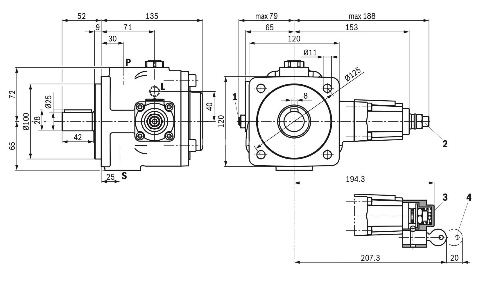 Title 1, Насос пластинчатый регулируемый 1PV2V3 42/25RЕ ...