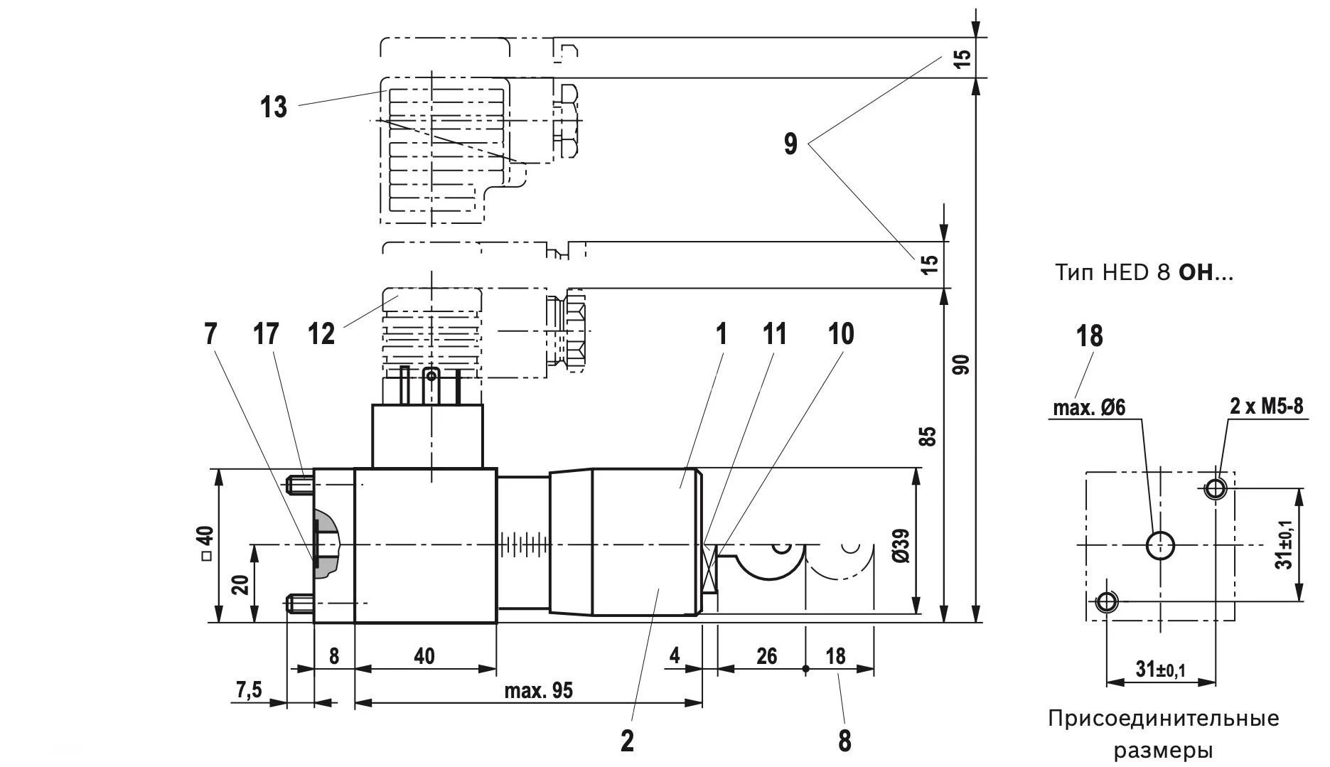 Title 1, Реле давления HED-8-0P 20/200