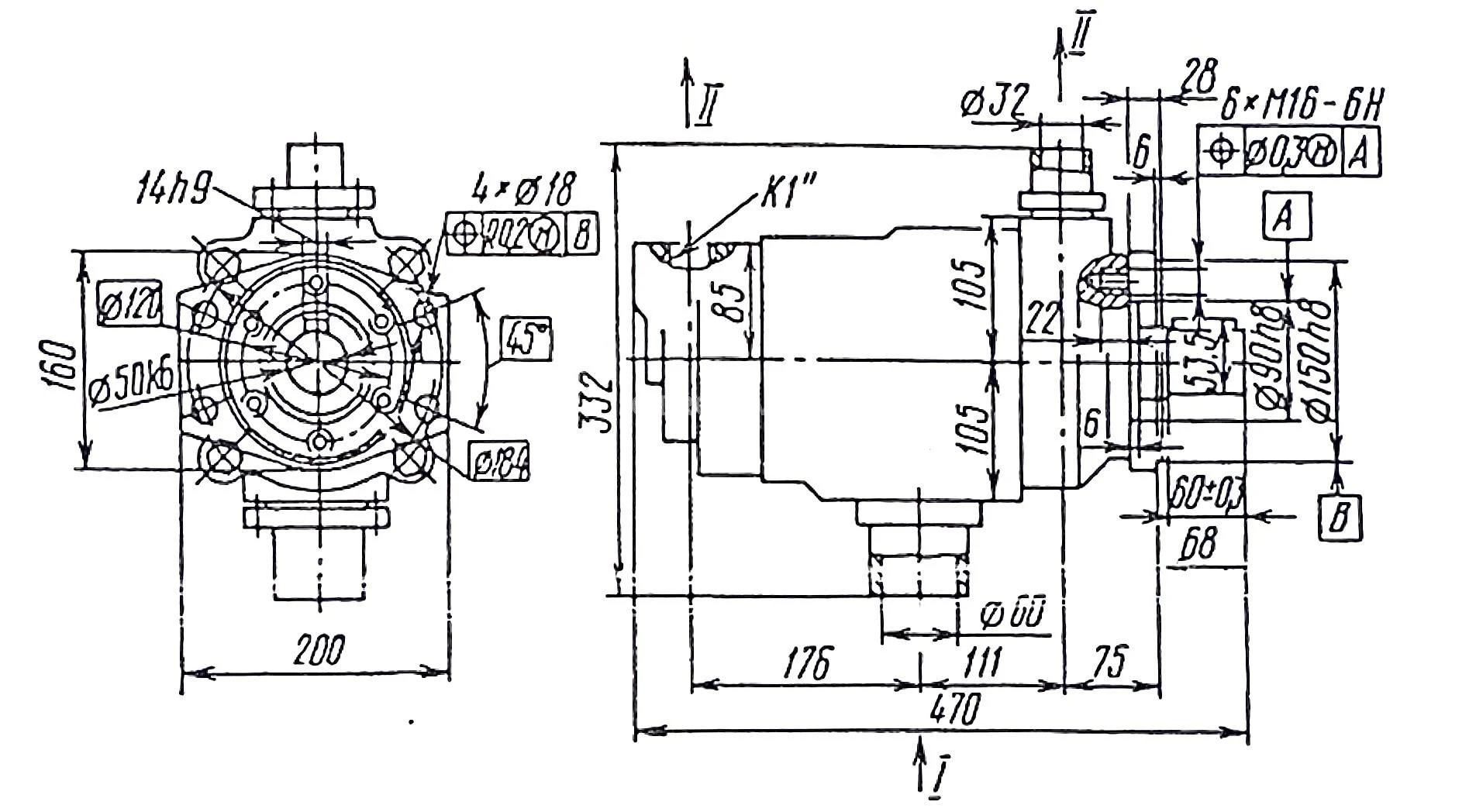 Title 1, пластинчатый насос 50Г 12-26АМ (53,8/200)