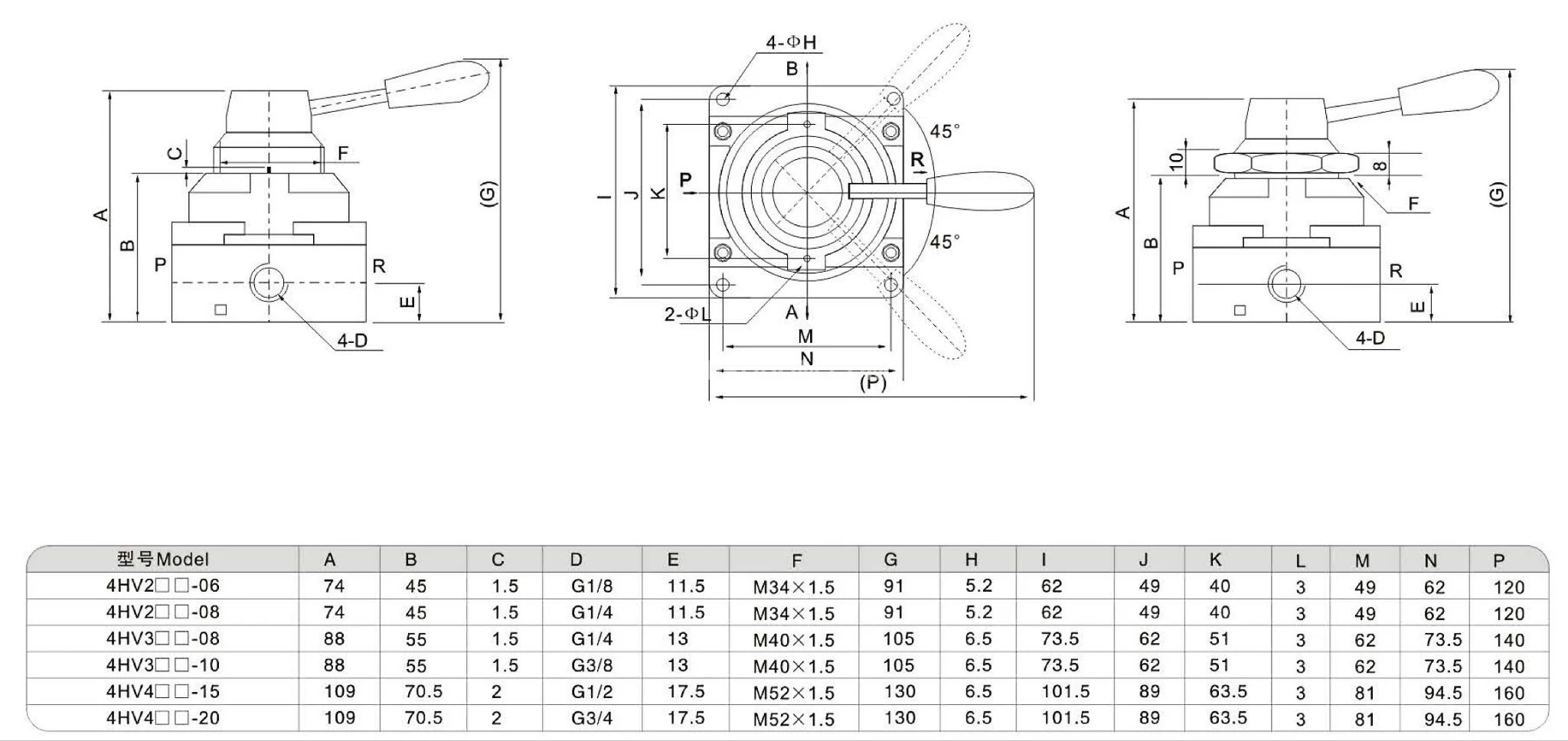 Title 2, Пневмораспределитель крановый 4HV230-E-08 (bel...