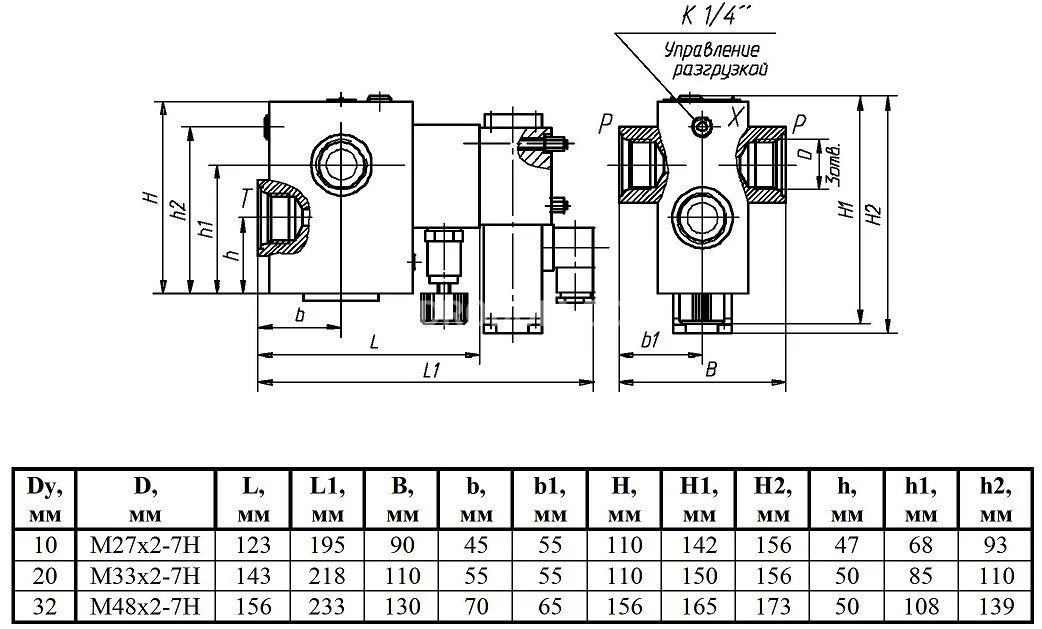 Title 1, Гидроклапан предохранительный КП32.20 Т (32-20-...