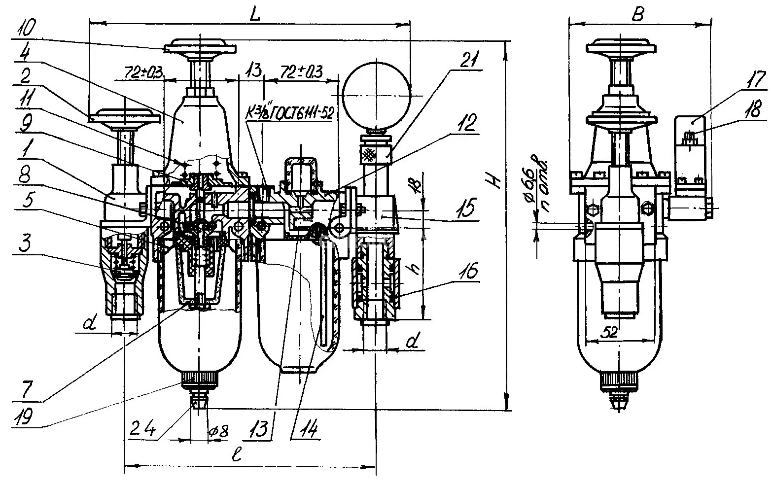 Title 1, Пневмоблок П-Б-16/31