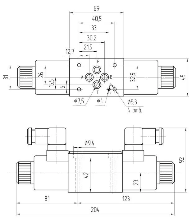 Title 2, Гидрораспределитель ВЕ 6.74 (FW 02-3C120)