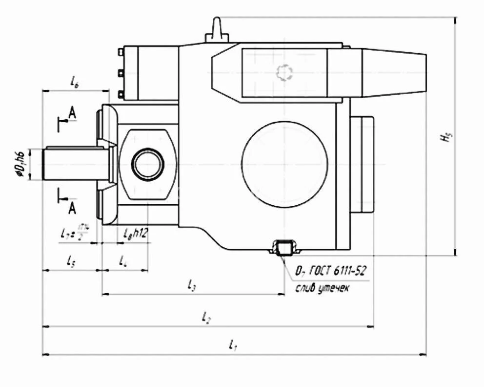 Title 1, Насос аксиально-поршневой регулируемый РНА1Д 63...