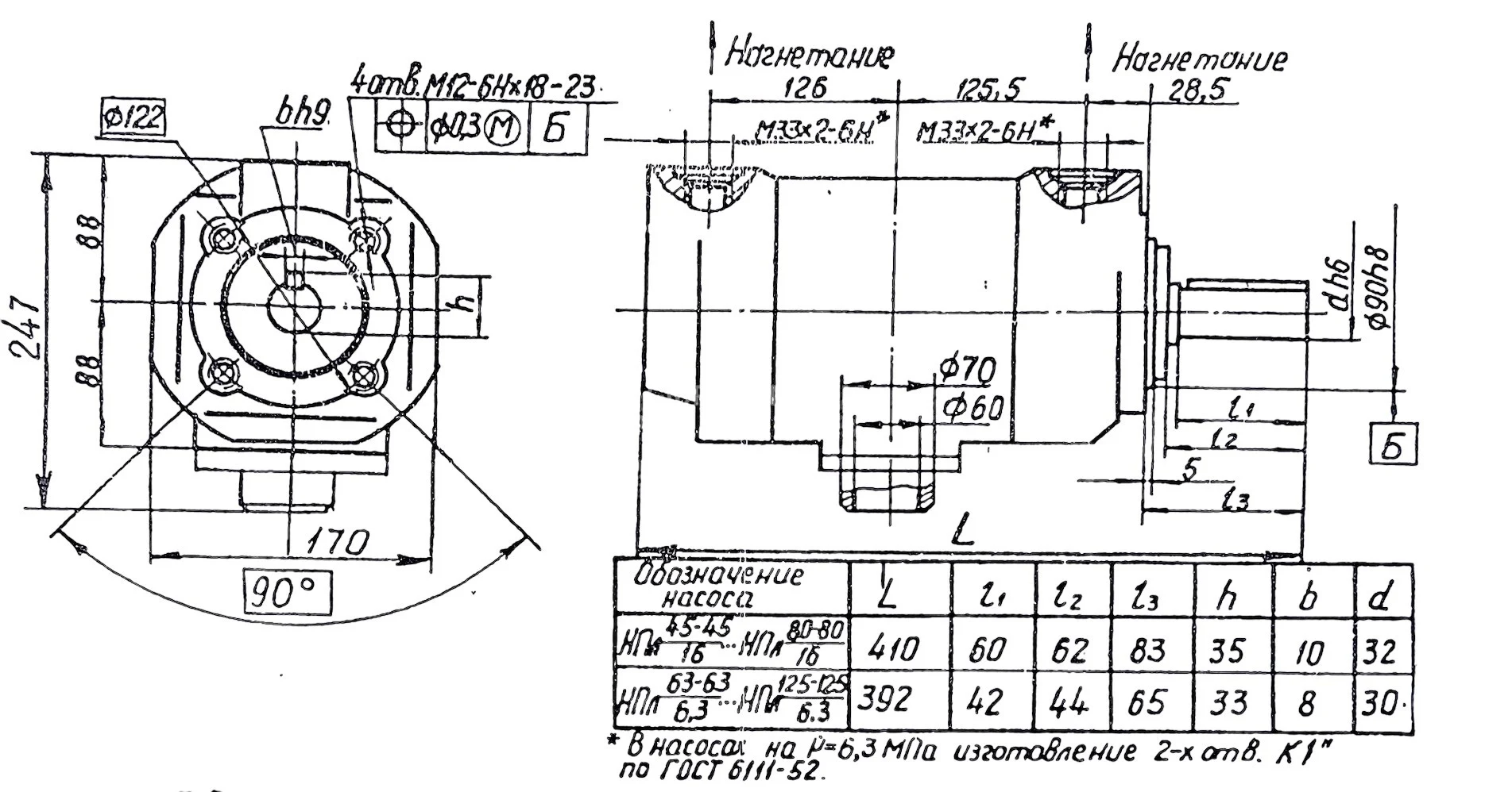Title 1, пластинчатый насос НПл 63-125/6,3