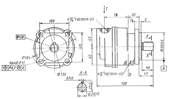 Title 1, пластинчатый насос Г 12-32АМ (12л.)
