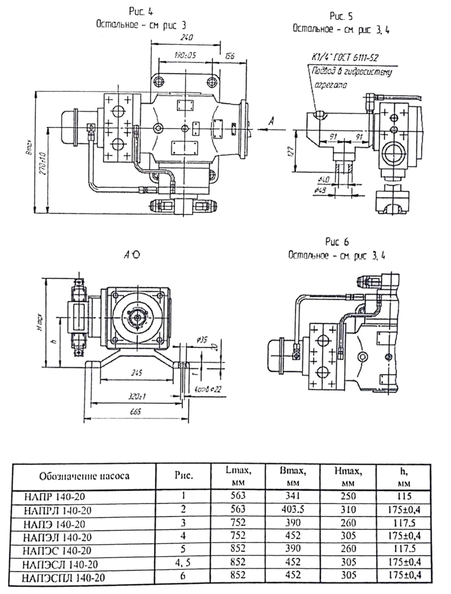 Title 1, Насос аксиально-поршневой регулируемый НАПР 140/20