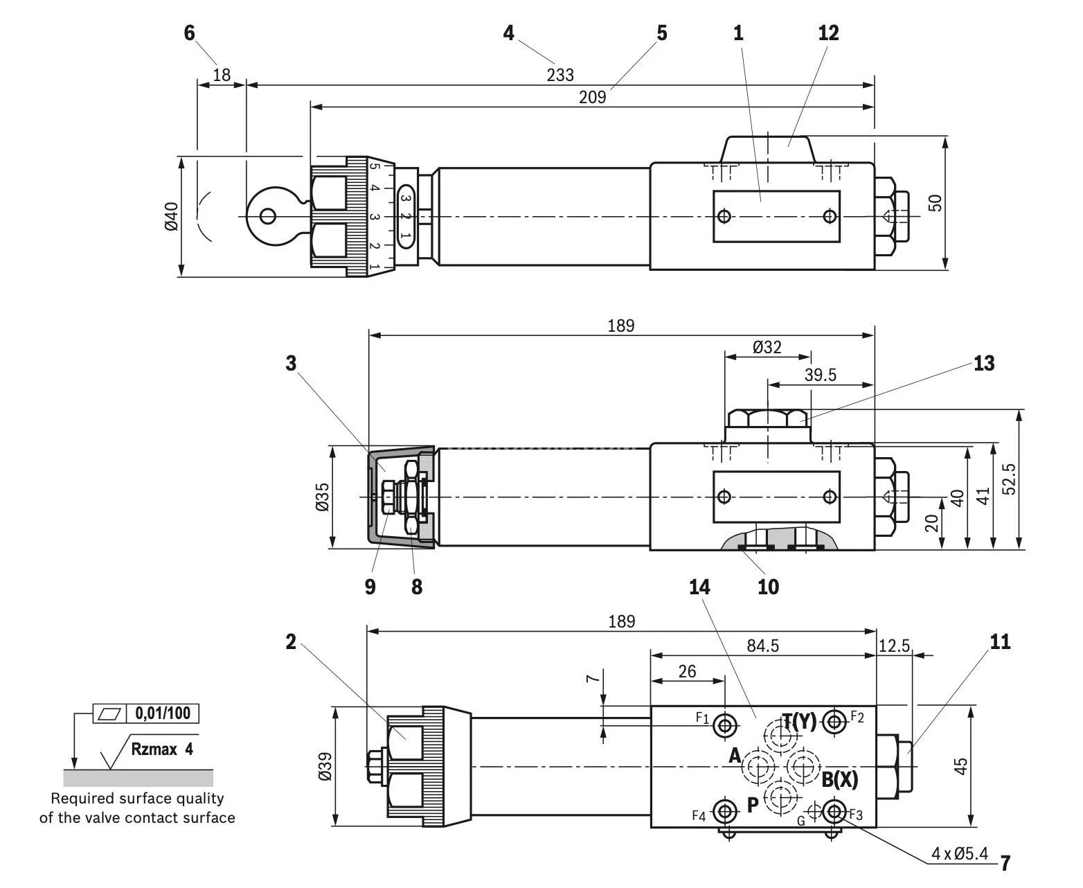 Title 1, Гидроклапан редукционный DZ 6 DP2-53/210XM