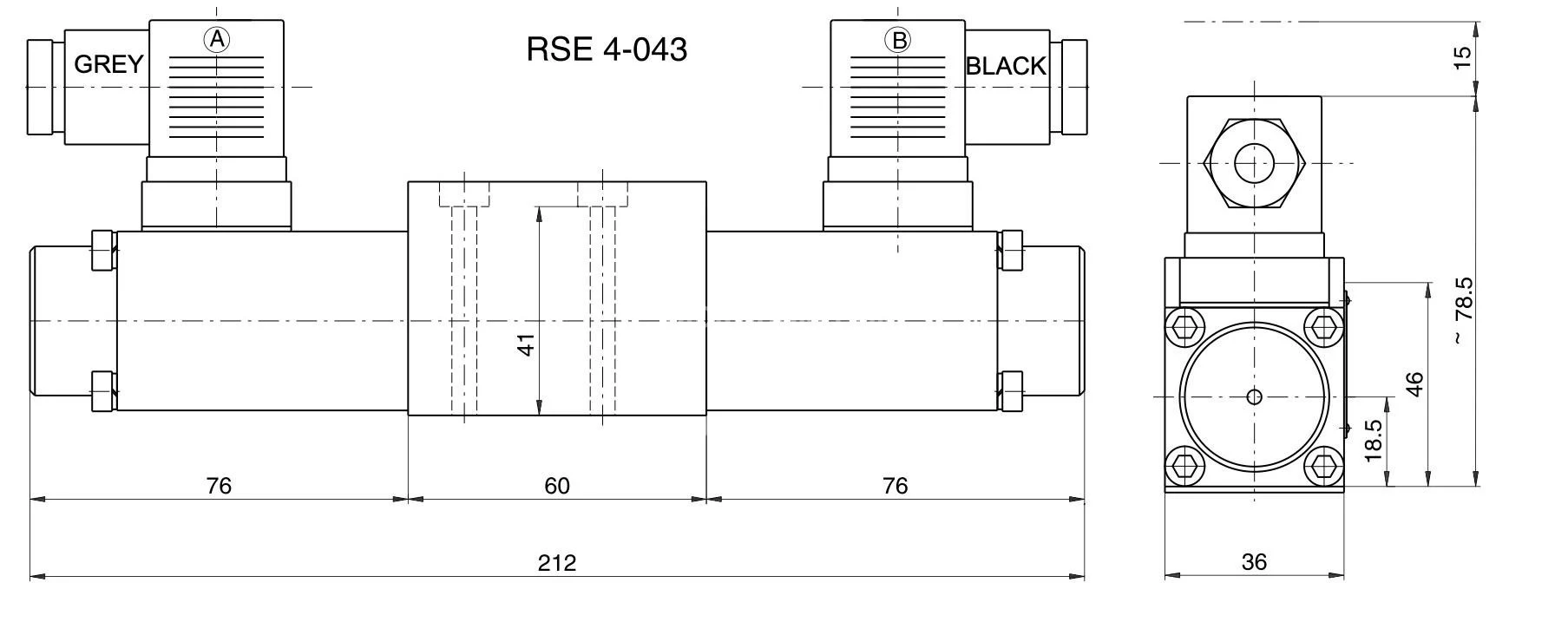Title 2, Гидрораспределитель RSE 4-102J15/024S-1