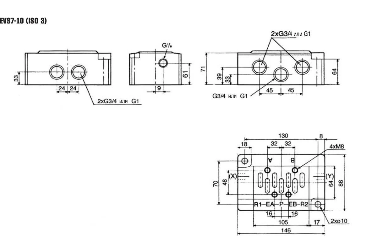Title 4, Пневмораспределитель EVS 7-10-FG-D