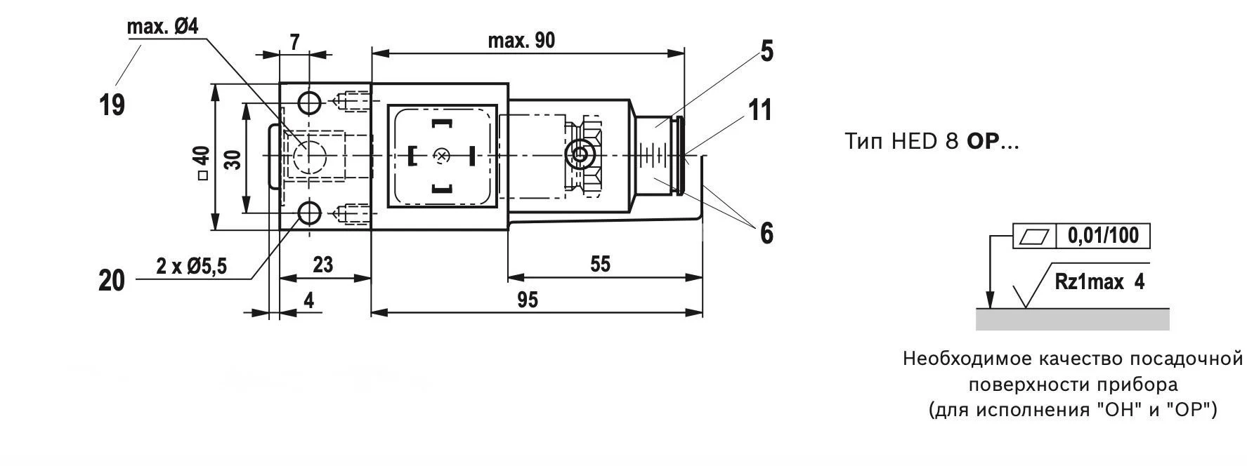 Title 1, Реле давления HED8 OP 15/50 L220